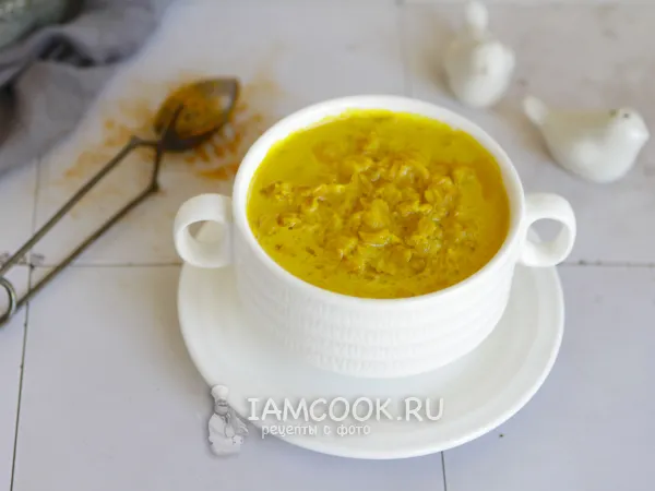 Фото блюда: Овсяная каша с куркумой