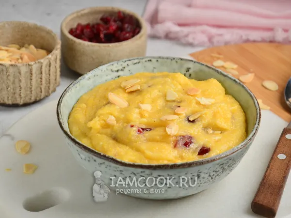 Фото блюда: Кукурузная каша на кокосовом молоке