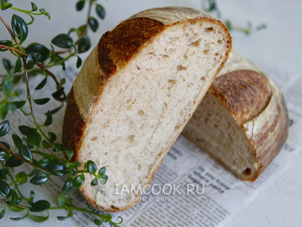 Фото готового блюда: Картофельный хлеб на закваске