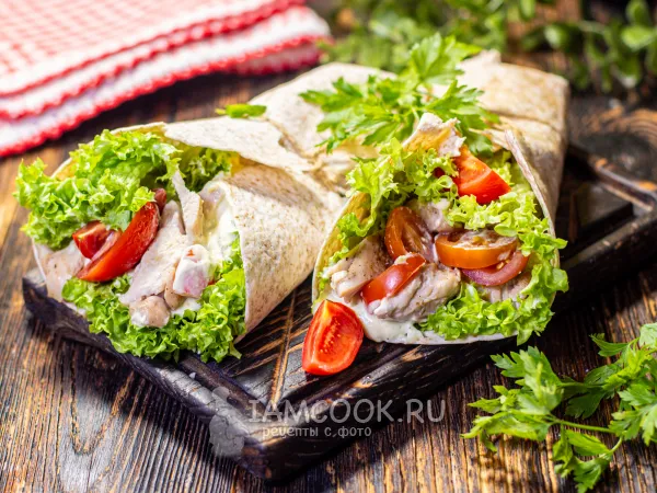 Фото блюда: ПП Цезарь-ролл