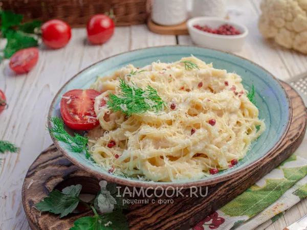 Фото блюда: Паста с соусом из цветной капусты