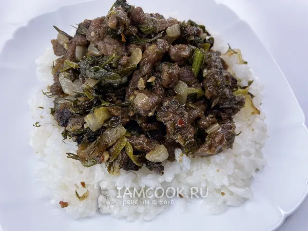 Фото блюда: Мясо по-монгольски