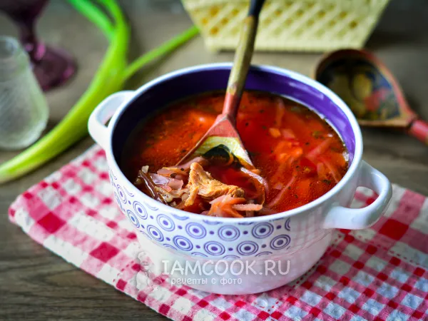 Фото блюда: Борщ из индейки