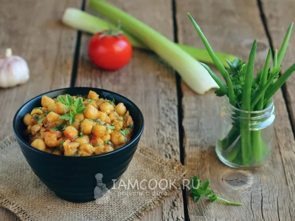 Фото блюда: Нут в томатном соусе