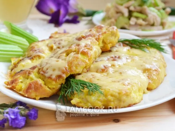 Фото готового блюда: Куриные отбивные с отрубями по Дюкану