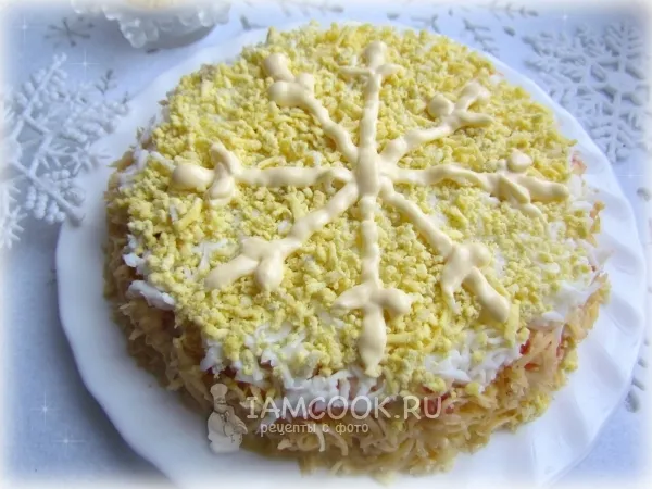 Фото блюда: Салат «Снежинка»