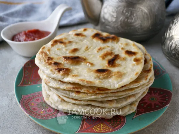 Фото блюда: Лепешка Роти Парата (Паратха)