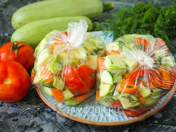 Фото блюда: Заморозка для кабачковой икры на зиму