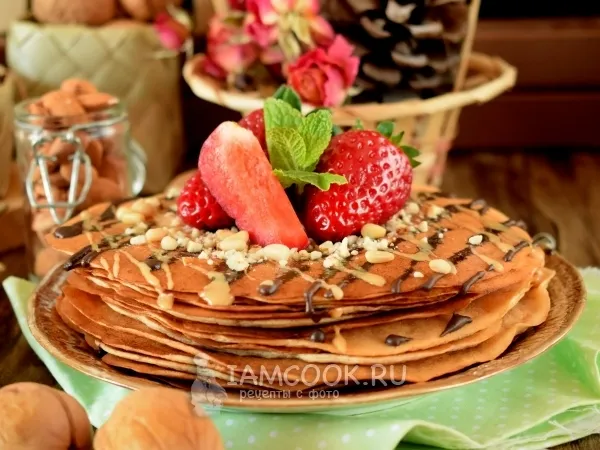Фото блюда: Блинчики с кедровой мукой