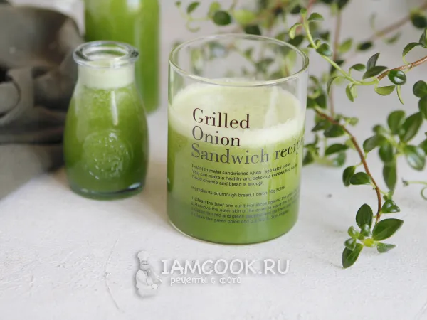 Фото блюда: Напиток из сельдерея с петрушкой и лимоном