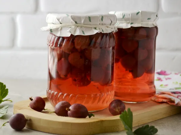 Фото блюда: Крыжовник в сиропе на зиму