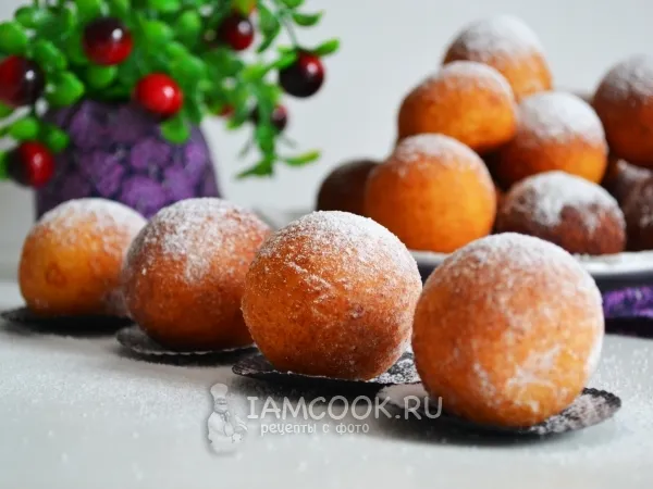 Фото блюда: Быстрые пончики