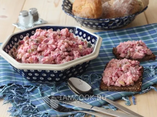 Фото готового блюда: Немецкий классический салат с сельдью