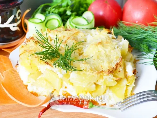 Фото блюда: Картофельная запеканка в хлебопечке