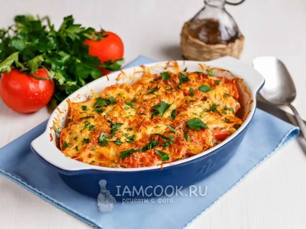 Фото готового блюда: Мясо по-французски из курицы