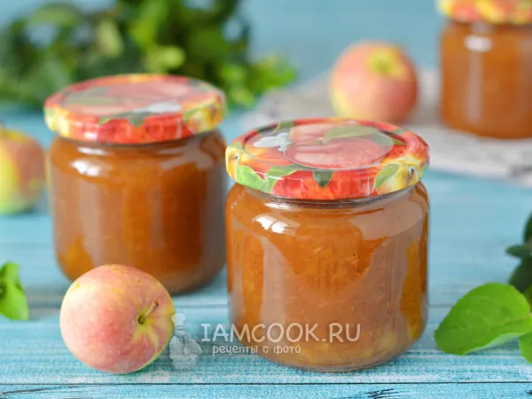 Фото блюда: Яблочное повидло с корицей на зиму
