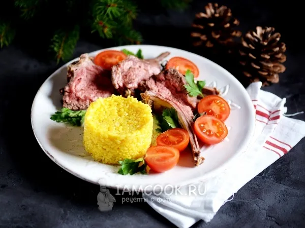 Фото готового блюда: Баранья корейка в духовке