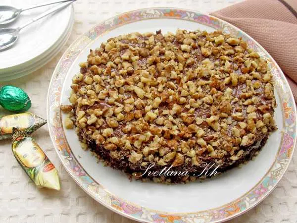 Фото блюда: Шоколадный торт в микроволновке за 5 минут