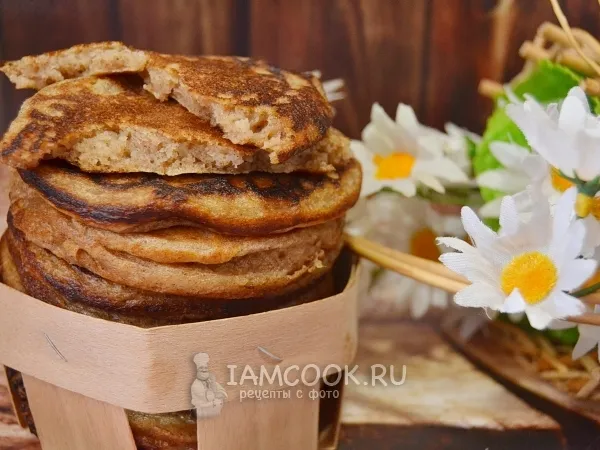 Фото блюда: Гречневые оладьи (из гречневой муки)