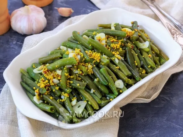 Фото блюда: Маринованная стручковая фасоль