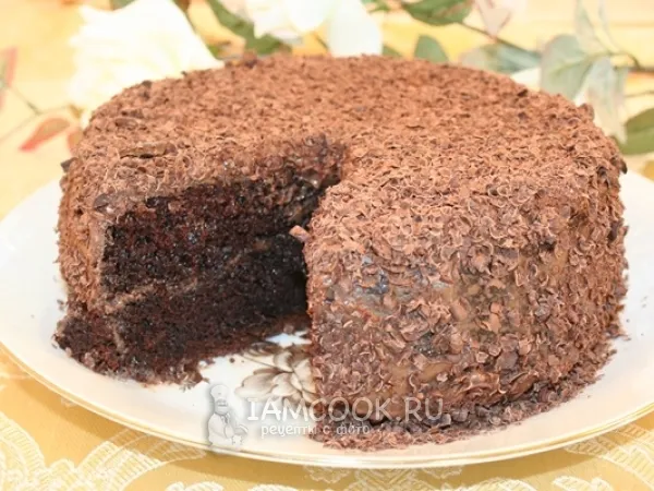 Фото блюда: Шоколадный торт в мультиварке