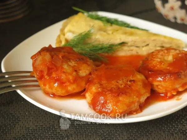 Фото блюда: Куриные тефтели в мультиварке
