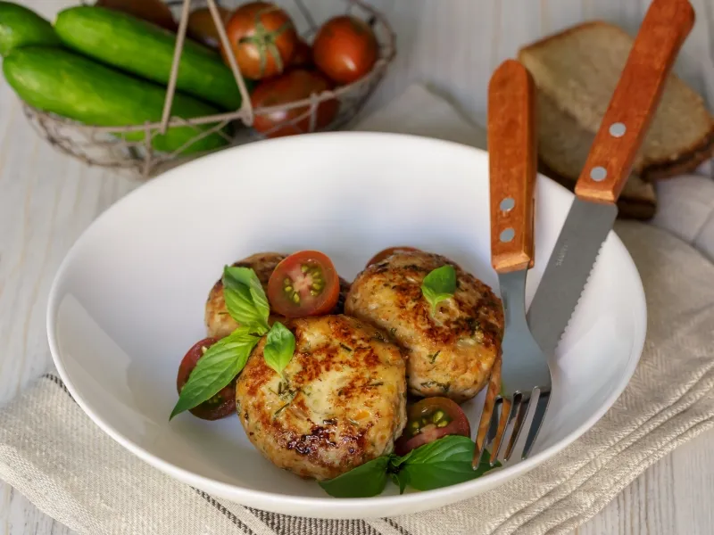 Фото готового блюда: Рыбные котлеты без яиц