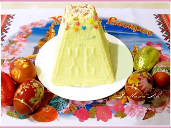 Фото блюда: Творожная пасха