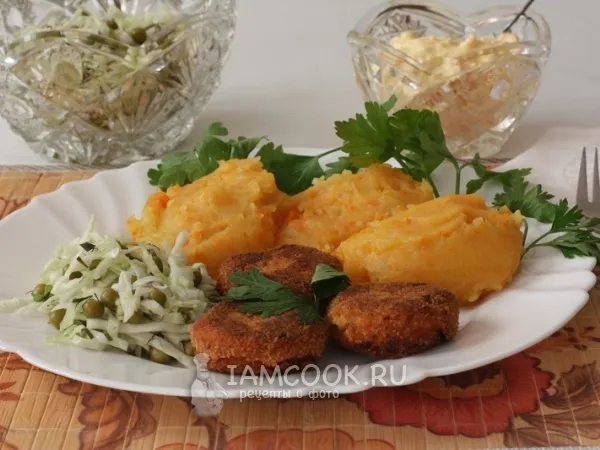 Фото блюда: Кабачковые котлеты с булгуром