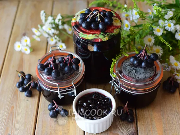 Фото блюда: Варенье из черноплодной рябины с лимоном на зиму