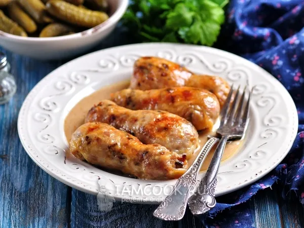 Фото готового блюда: Фаршированные куриные голени