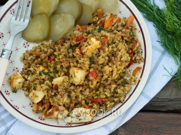 Фото блюда: Вегетарианский плов из гречки