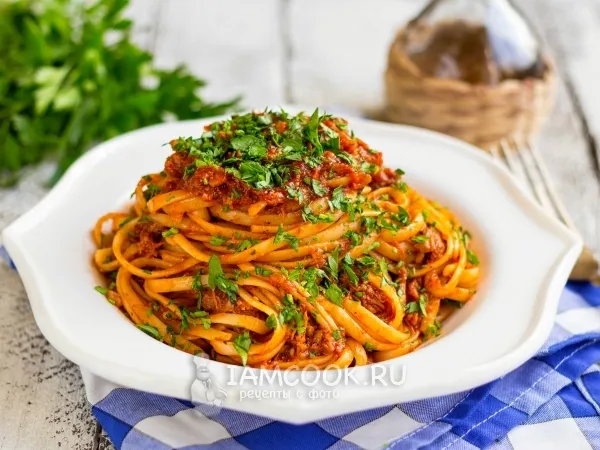 Фото блюда: Макароны «по-флотски» (с тушенкой)