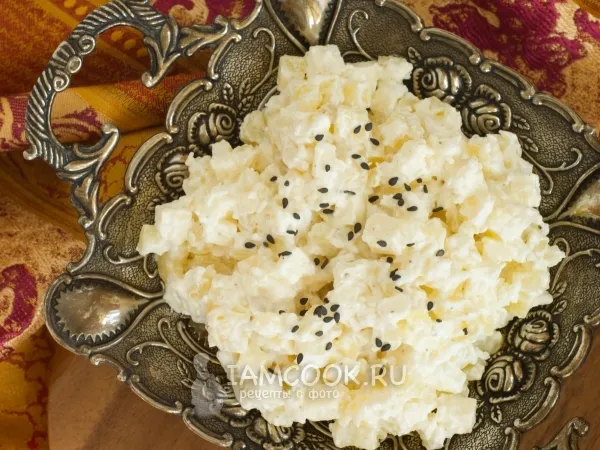 Фото блюда: Картофельный салат с адыгейским сыром