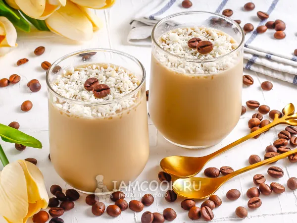 Фото блюда: Кофейная панакота (панна-котта)