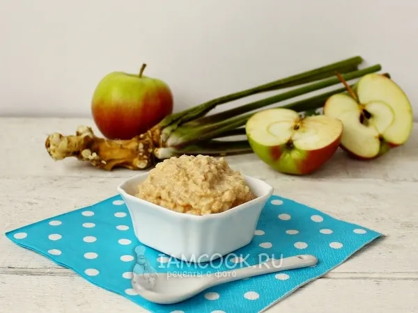 Фото блюда: Соус из хрена с яблоками и майонезом