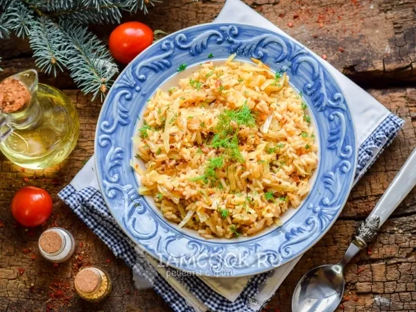 Фото блюда: Плов с капустой