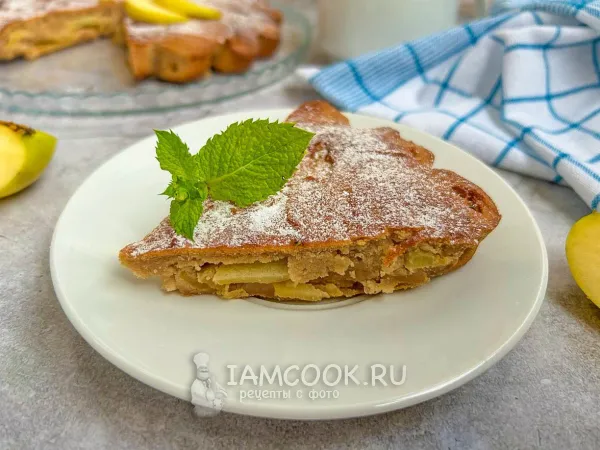 Фото блюда: Шарлотка из гречневой муки