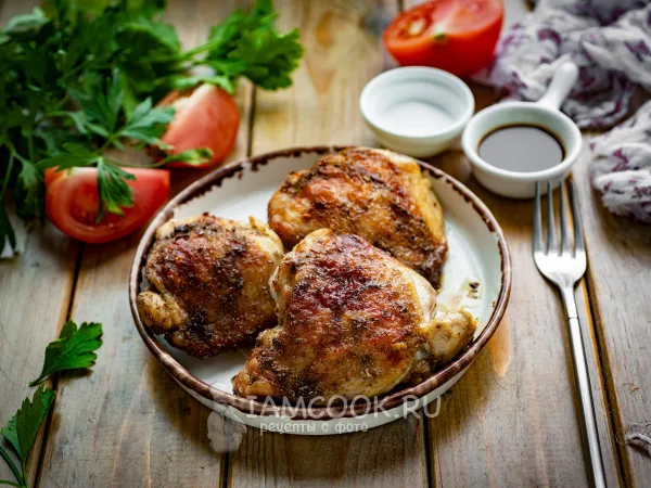 Фото блюда: Куриные бедра в аэрогриле