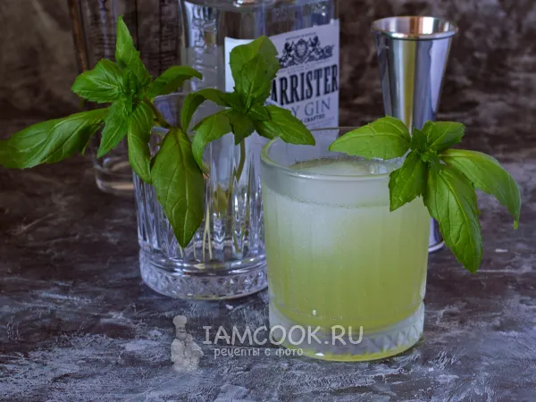 Фото блюда: Коктейль Бэзил смэш (Базиликовый смэш)