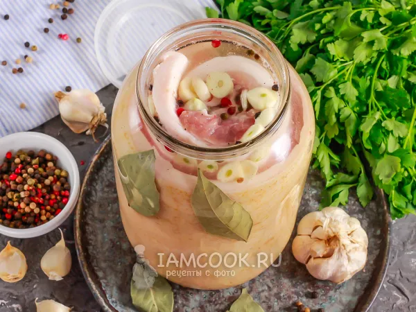 Фото готового блюда: Маринад для сала (+сало)