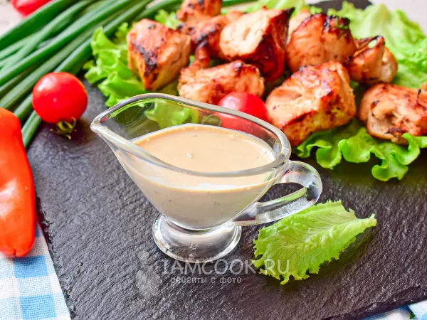 Фото блюда: Маринад для шашлыка из курицы (самый вкусный и сочный)