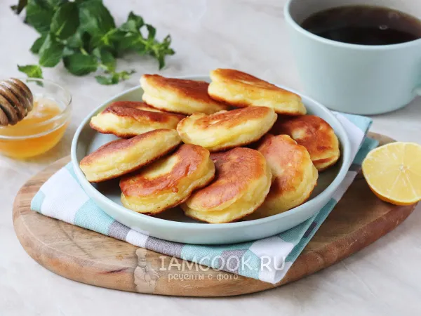 Фото блюда: Оладьи на Снежке (пышные, без дрожжей)