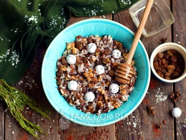 Фото готового блюда: Праздничная рисовая кутья