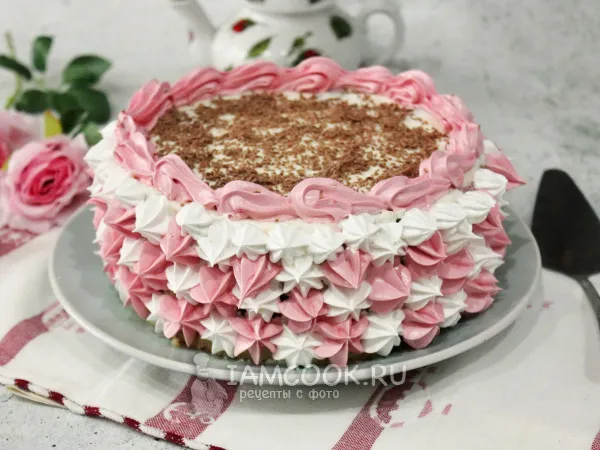 Фото блюда: Торт «Сметанник» со сгущенкой