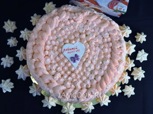 Фото готового блюда: Торт-безе для любимой мамочки