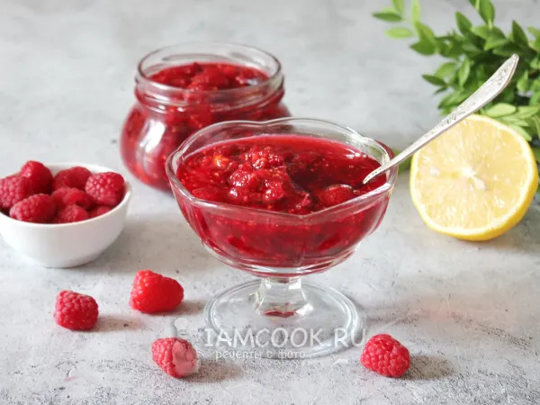 Фото блюда: Варенье из малины с лимоном