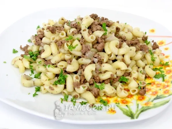 Фото блюда: Макароны по-флотски в мультиварке