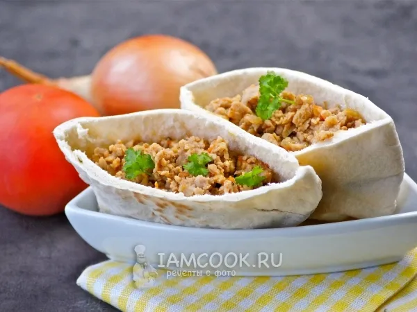 Фото блюда: Пита с курицей