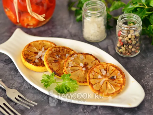 Фото блюда: Жареные лимоны на сковороде